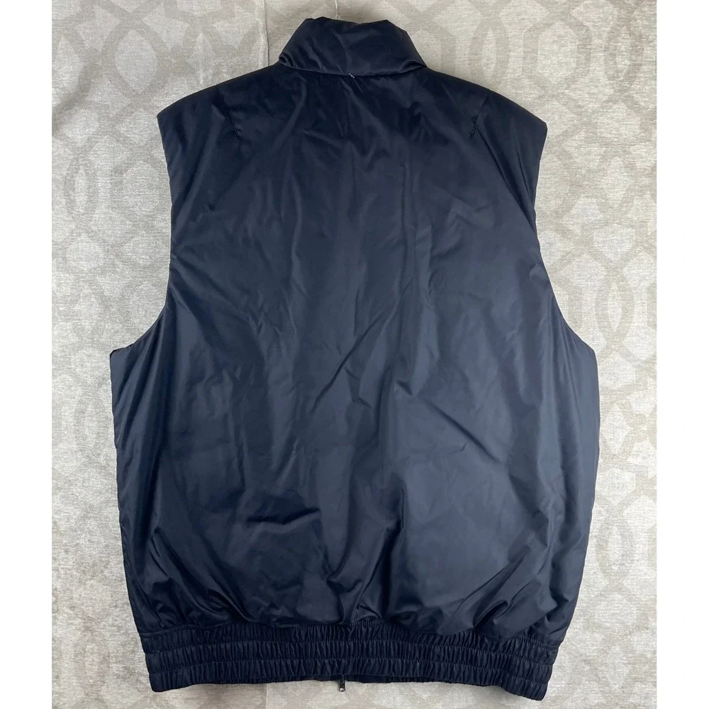 Jordan Jumpman Reversible Puffer Vest Mens XL Black Grey‎ Camo Pockets Zip